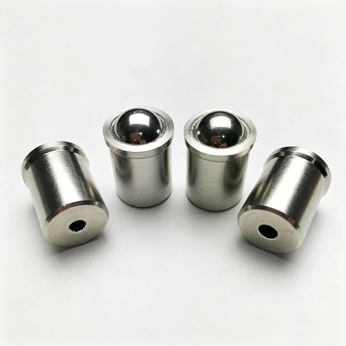 1/5/10/15/20pcs Stainless Steel No Steps/There are steps Steel Ball Head Fixed Spring Plunger M1.5 M2 M3 M4 M5 M6 M8 M10 M12