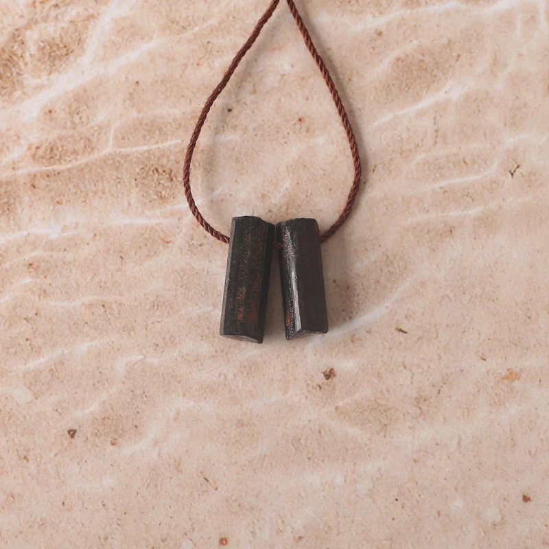 

Серьги ручной работы из натурального камня, черный турмалин, самородки, 15x6x5 мм, 1,9 г, аксессуары из бисера для женщин, ювелирные изделия