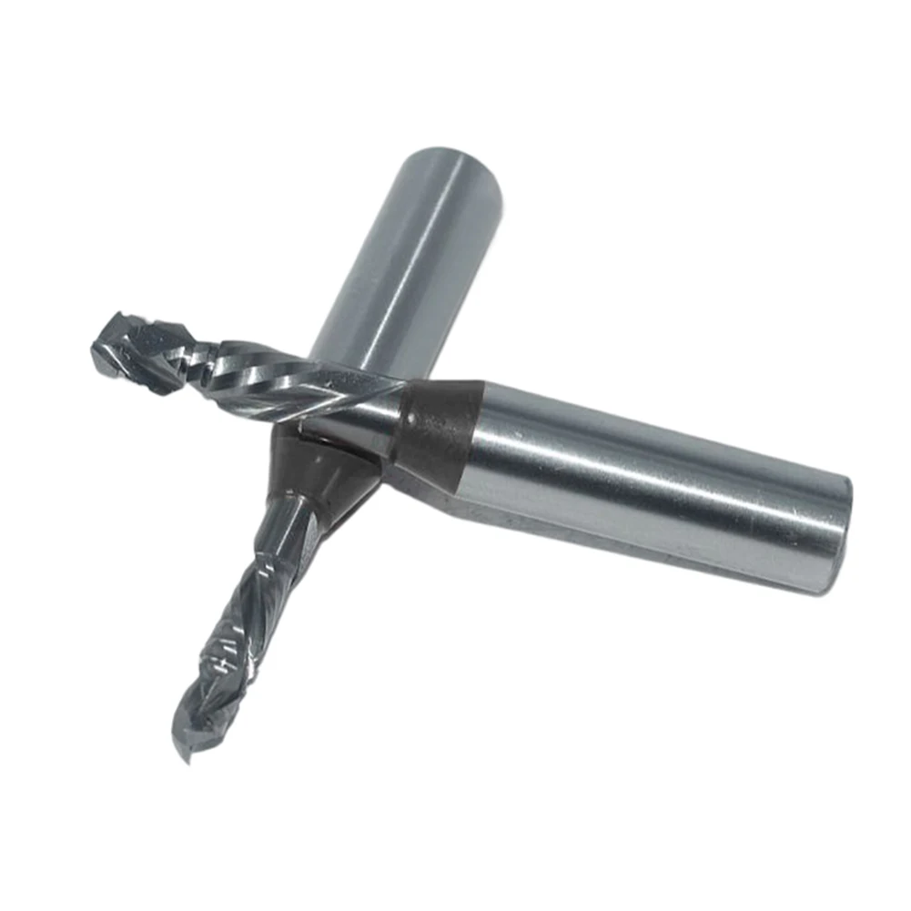 1/2 Inch Shank Compound Spiral Straight Router Bit For CNC Trimming Slot Milling Engraving Woodworking Cutting Tool Carbide