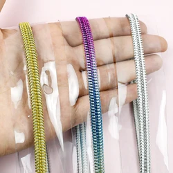 1-10Meters PVC Zipper For Bag Transparent Waterproof Zippers Clothes Raincoat Zip Tape Repair Kit DIY Sewing Accessories