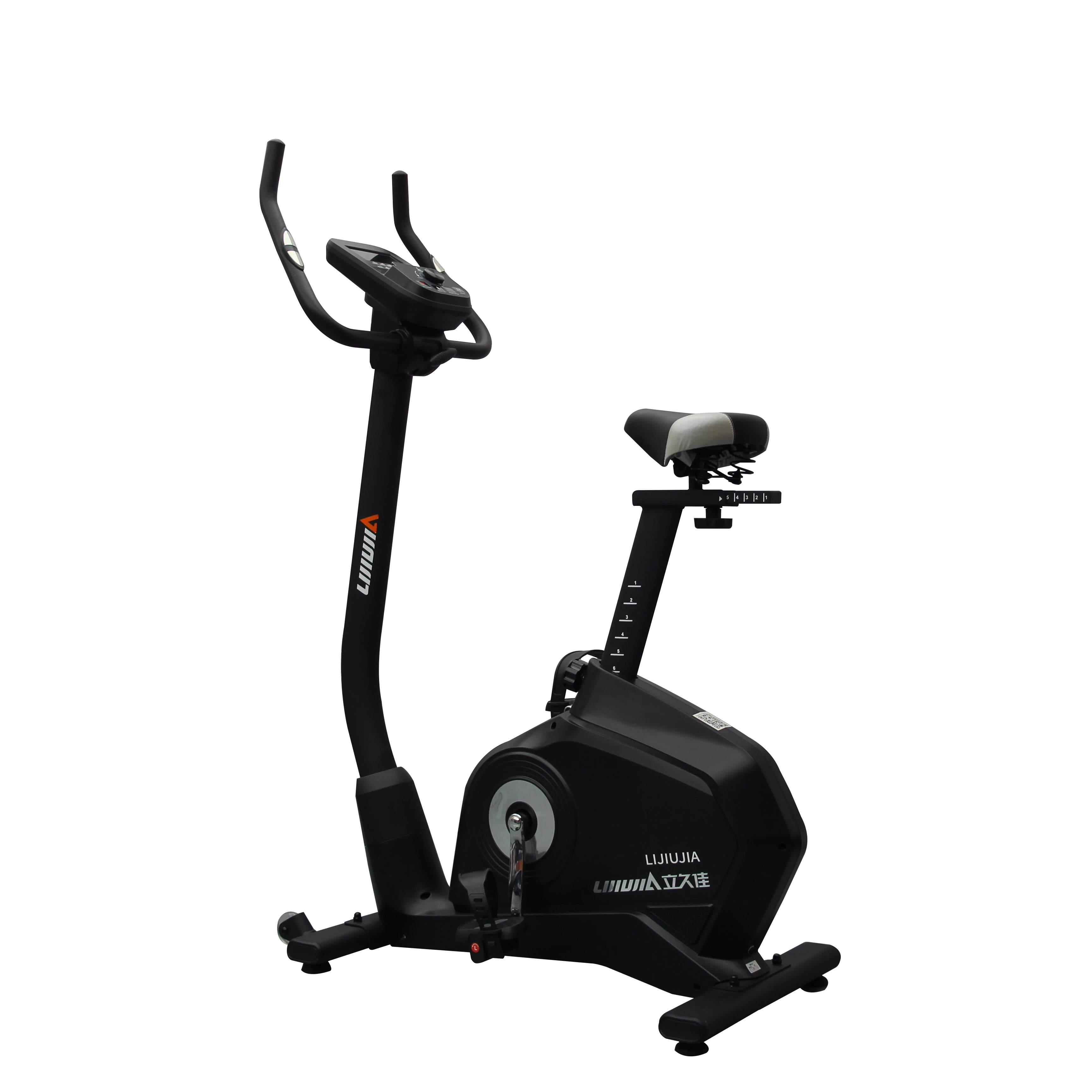Lijiujia eléctrico razonable barato 6kg volante peso Spinning bicicleta Fitness gimnasio equipo imanes bicicleta estática comercial