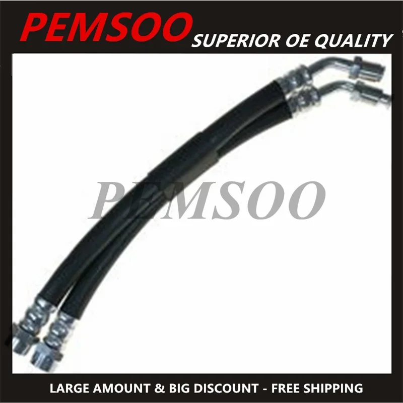 1Pair Engine Oil Cooler Feed Return Hose Kit MR127900 fit for Mitsubishi Montero Pajero Sport 1998-2009 L200 1996-2007 2.5