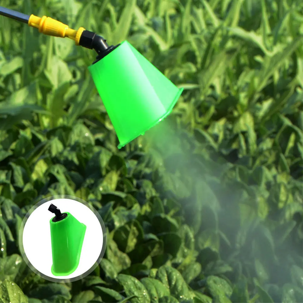 

4Pcs Versatile Garden Sprayer Nozzle Cone Windproof Shield Agricultural Fan Shaped Spray Accessories for Wide Coverage