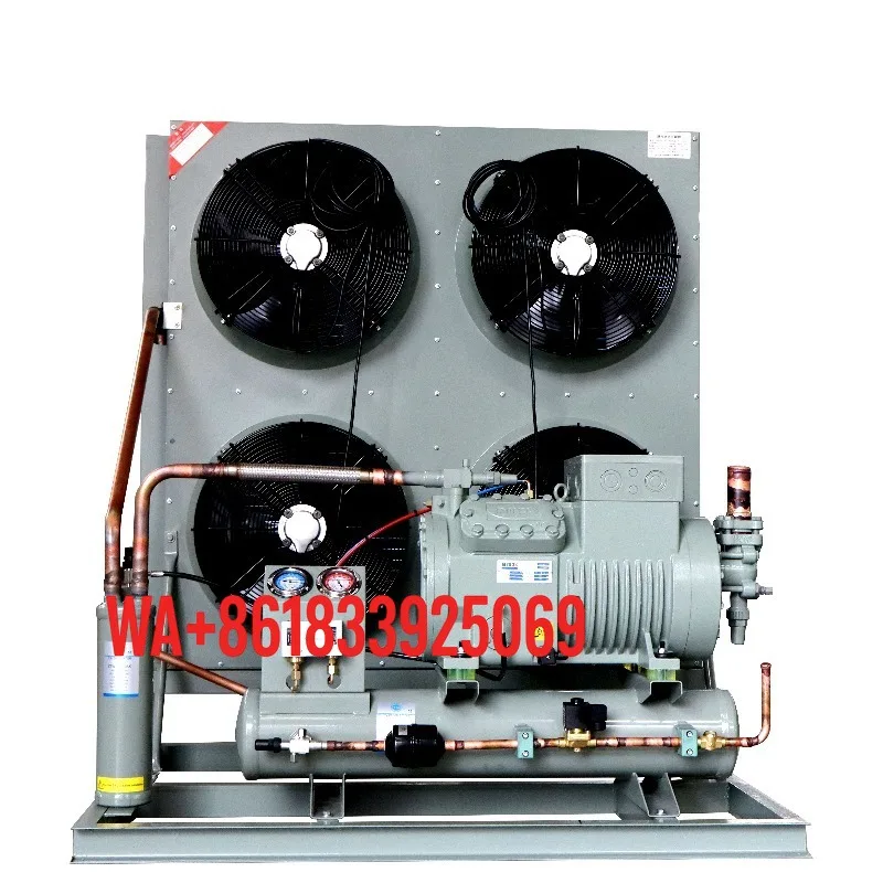 Energy-saving H-type Condensers for Semi-hermetic Compressors and Motors in Cold Chambers