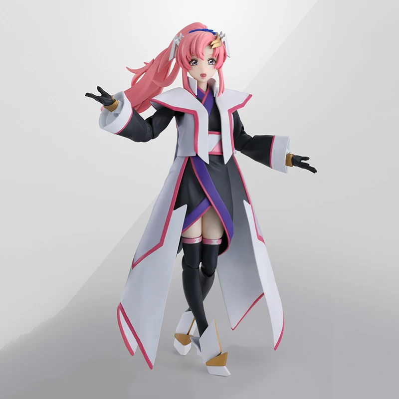 In Stock Genuine Original S.H.Figuarts Lacus Clyne (COMPASS Jinhaori Ver.) Mobile Suit Gundam SEED Action Anime Figure Doll Gift