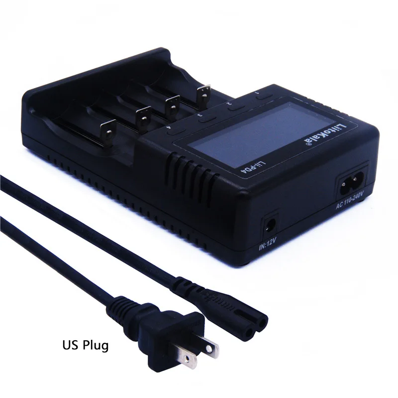 LiitoKala Lii-PD4 4-Slot Charger for 18650 26650 21700 18350 14500 AA AAA Lithium NiMH LiFePO4 Battery RC Parts & Accs view 5