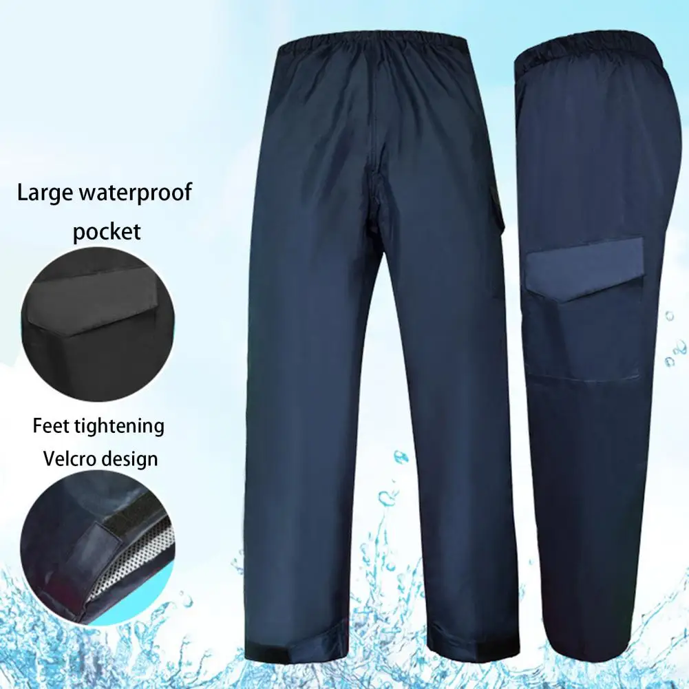 Pantalones de lluvia para hombre y mujer, ropa impermeable para escalada, senderismo, acampada, trabajo al aire libre