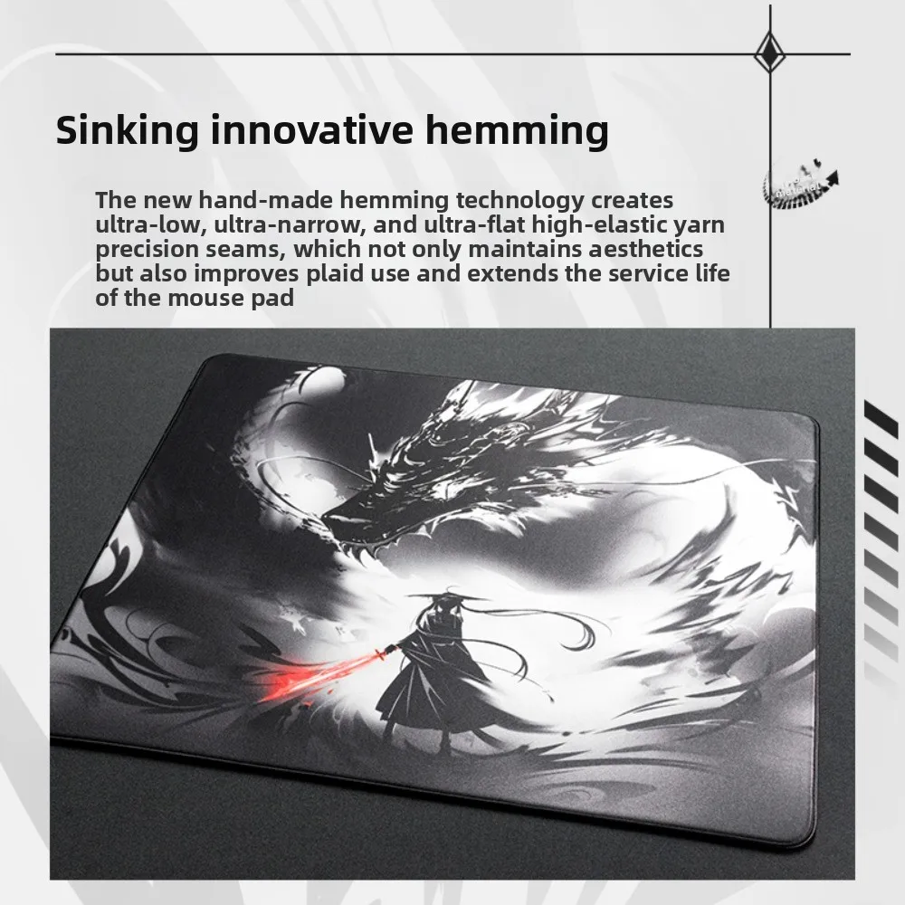 

Wlmouse Seven Kill Mousepad Sword Mouse Pad Desk Accessories Smooth Surface Neutral Control High Density Esports Gamer Gifts