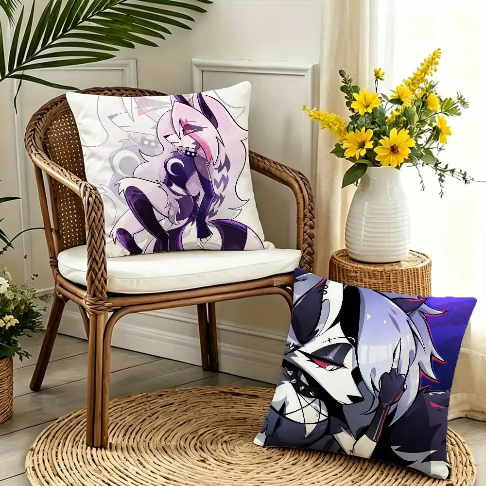 

loona H-Helluva B-Boss Pillow Case for Sofa Living Room Home office Decor Protective Cover