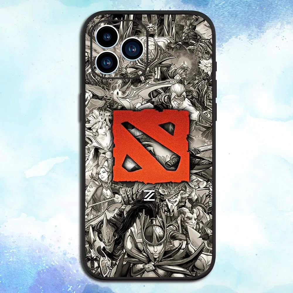 Hot Game Dota 2 Phone Case For iPhone 15 13 14 12 11 Pro MAX XR X SE XS Mini Soft Shell