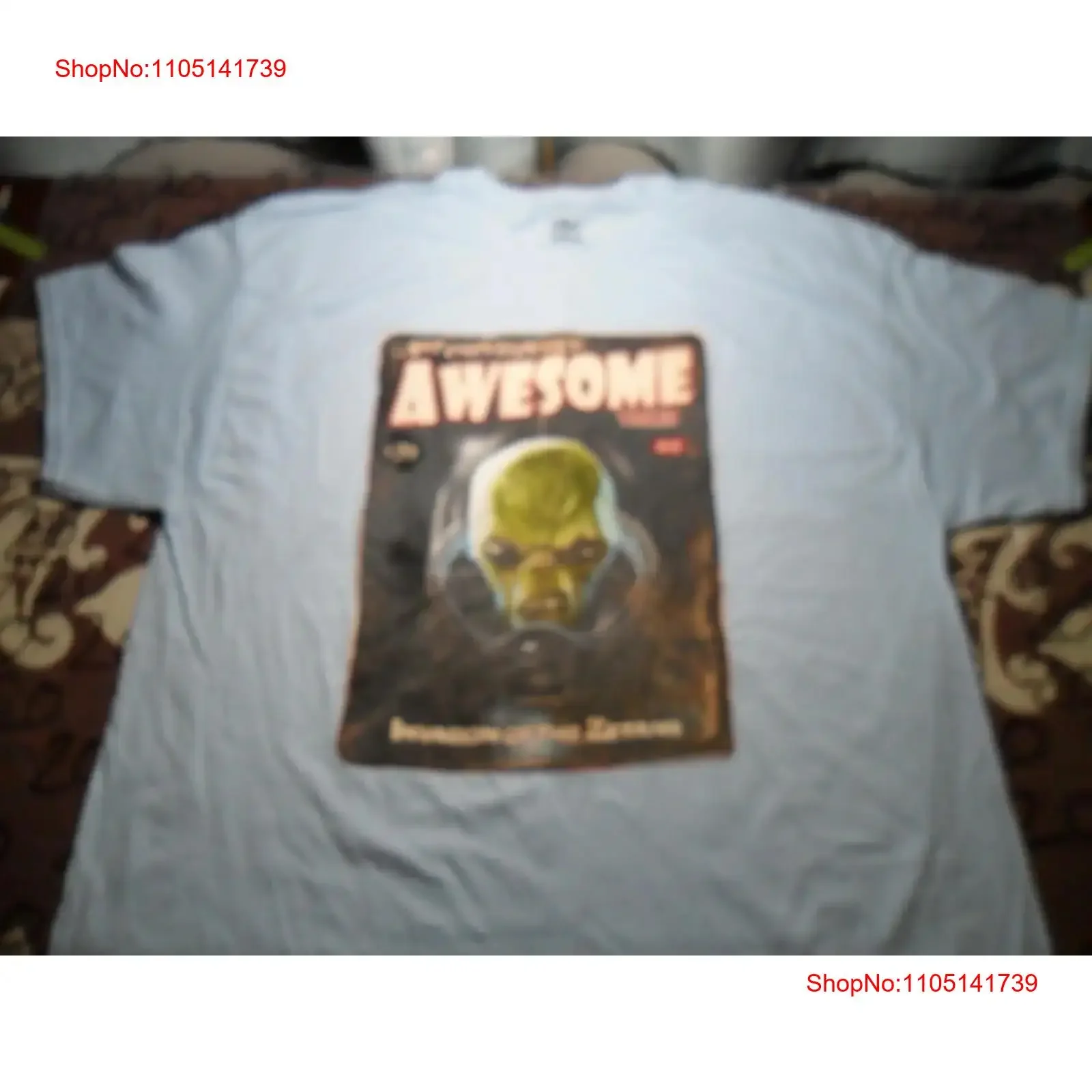 3XL حكايات مذهلة غزو زيتانز تي شيرت خمر غسلها قليلا امتدت للجنسين أوم موضة أنيقة #1