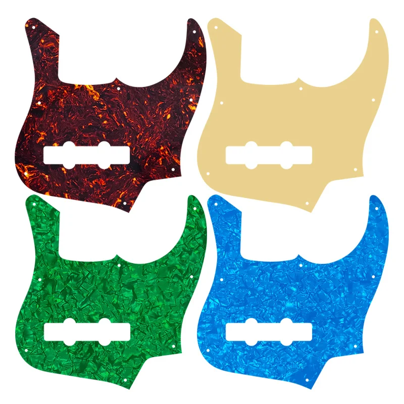 

5pcs Custom Pickguard - For MIJ ASH Jazz Bass 22 Fret 8 Holes Jazz Bass Guitar Pickguard Scratch Plate Multicolor Selection