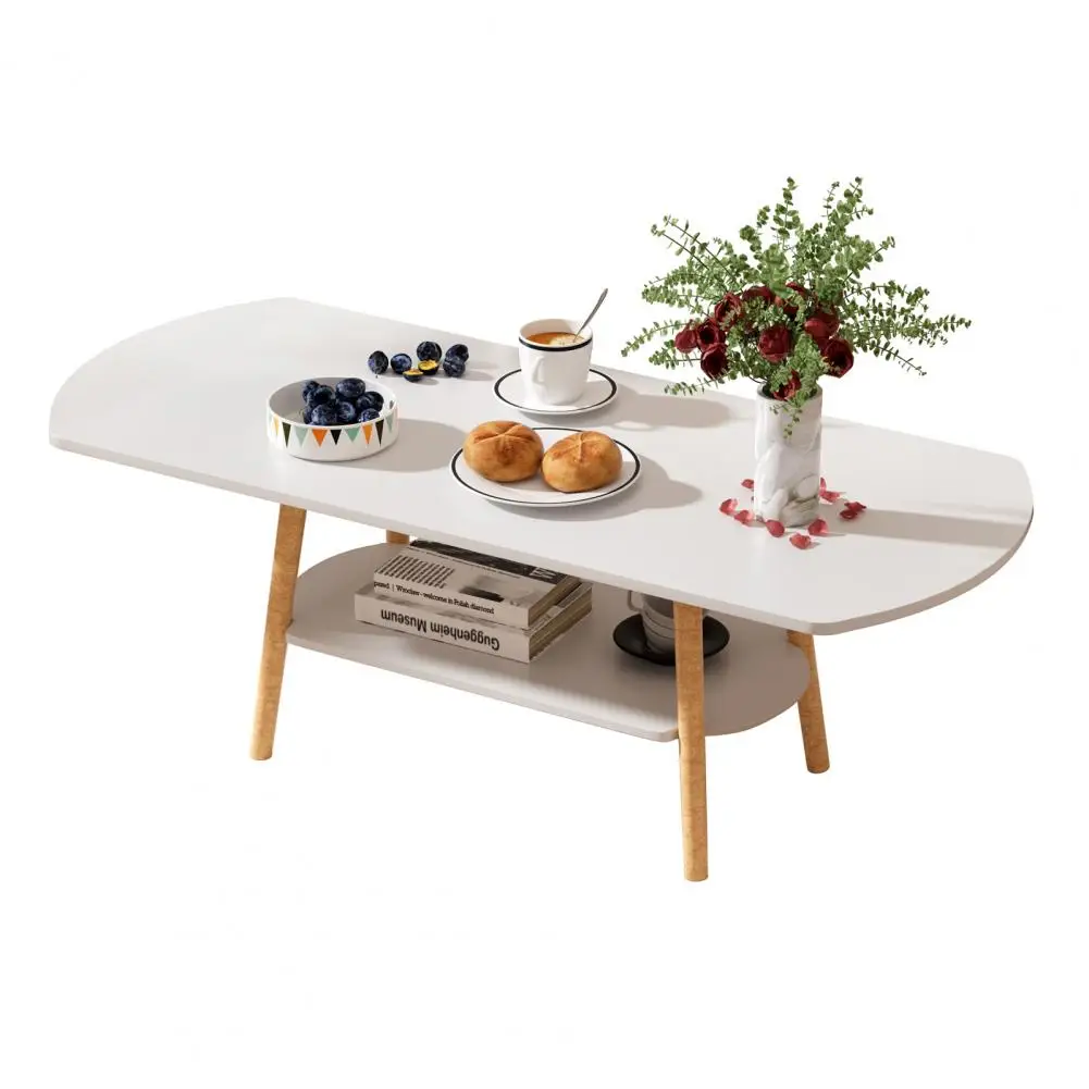 

Coffee Table With Storage Shelf, Living Room Furniture ,minimalistic Design Is Perfect For Dorm Rooms And Small Apartments Table