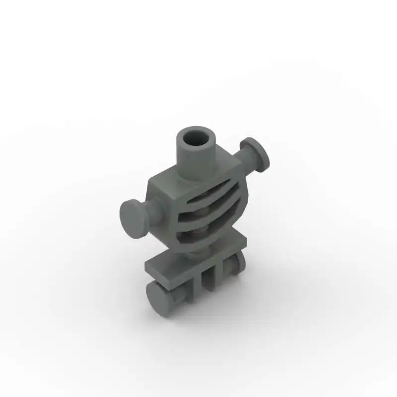 Moc 10 pçs parte tijolo 60115 esqueleto corpo blocos de construção ombro compatível montar quebra-cabeça partículas brinquedo diy dia das bruxas presente do miúdo