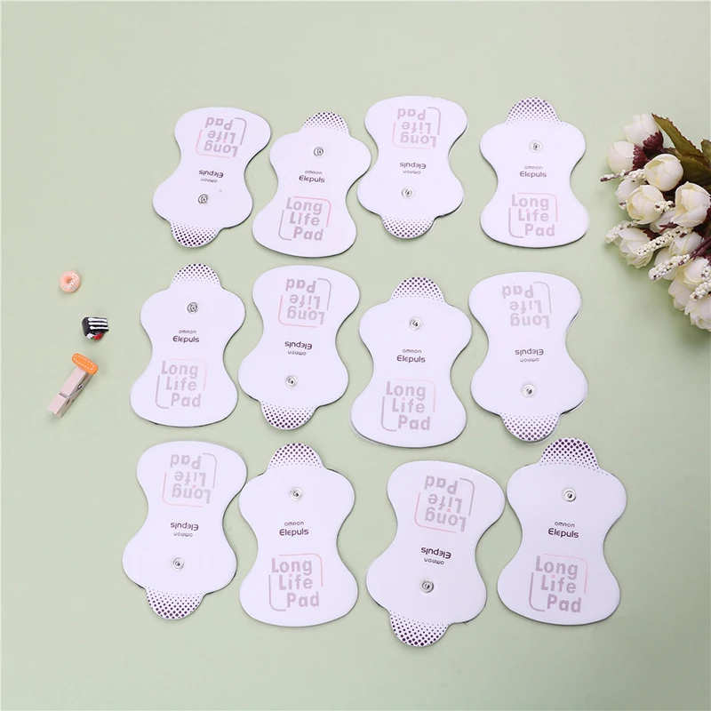 12 PCS /Set Electrode Replacement Pads For Massagers Elepuls Long Life Pad
