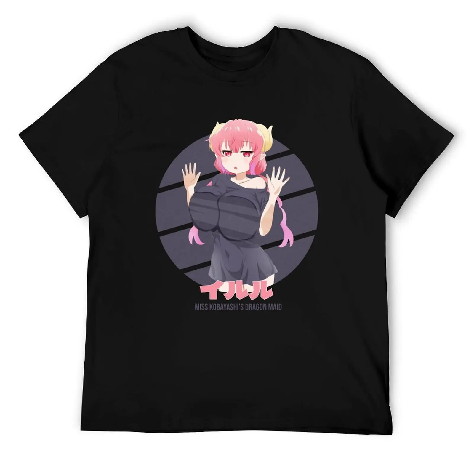 

Ilulu Miss Kobayashi's Dragon Maid Circle Design v2 T-Shirt t shirt man luxury T-Shirt
