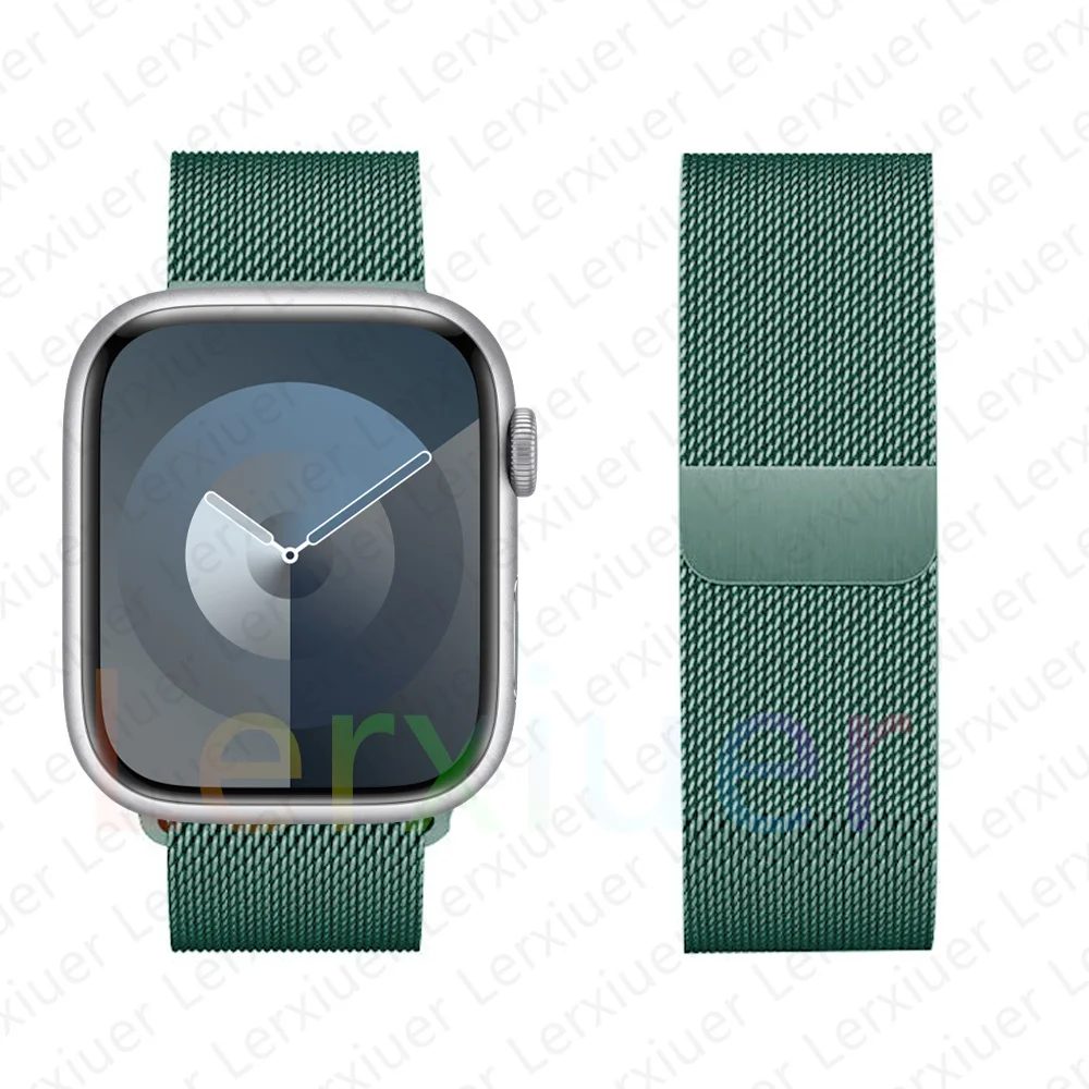 Milanese Loop für Apple Watch Armband 46mm 44mm 45mm 40mm 42mm 41mm 38mm 49mm Armband iWatch Serie 10 Ultra 2 9 8 SE 7 6 5 Band