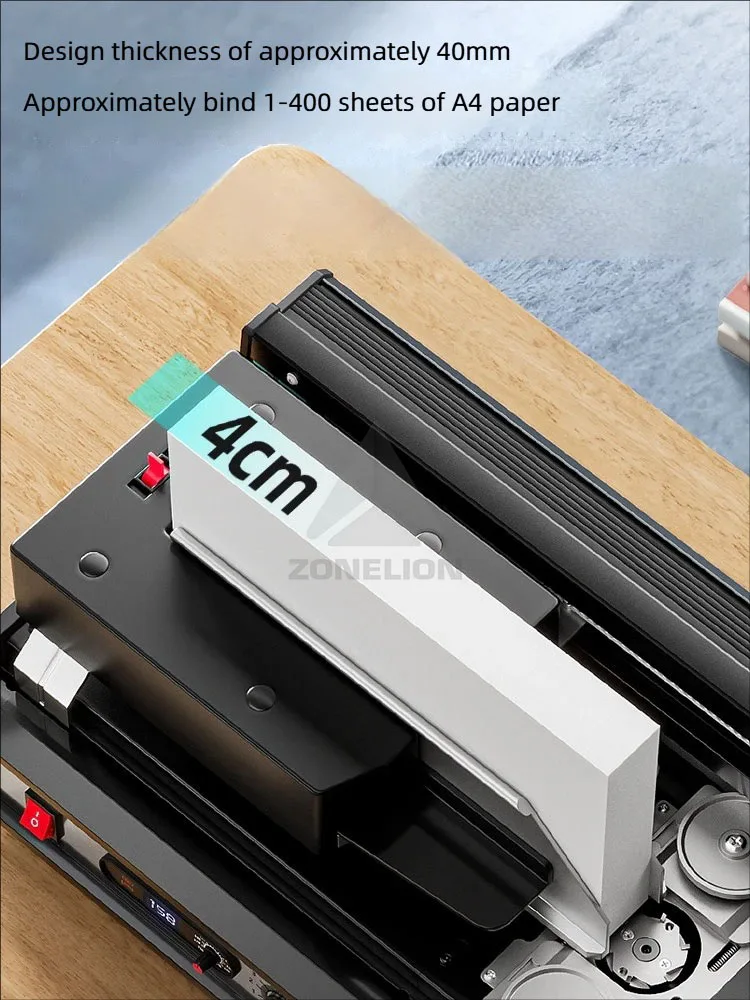 Industrial Paper Finishing Machine A4 Hot Melt System | Automatic Desktop Production Unit