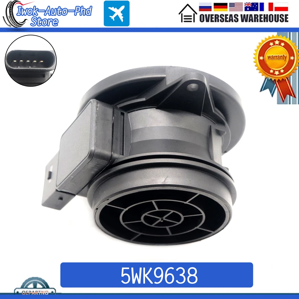 5WK9638 MAF MASS AIR FLOW METER SENSOR For Mercedes Benz W204 W211 W212 C230 W203 S203 S203 S204 C180 C200 A2710940248