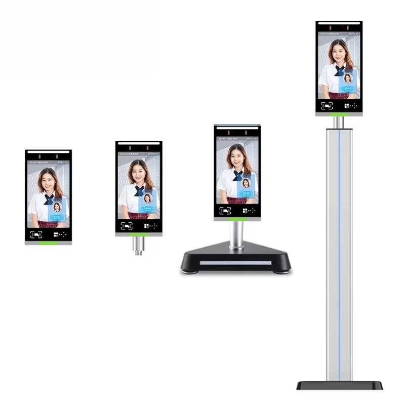 Touchscreen Biometric Access Control System 10.1 Inch Face Recognition Attendance Machine