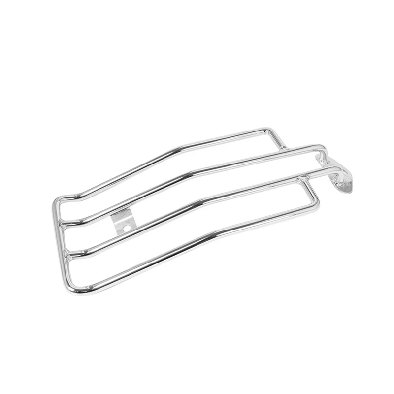 Motorcycle Luggage Rack Support Shelf Fits Rear Solo Seat Chrome For  XL Sportsters 883 XL1200 1985-2003