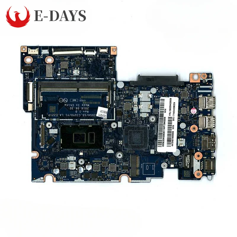 

For Lenovo Yoga 510-14IKB Notebook Motherboard LA-E221P Mainboard CPU I3-7100U 100% Tested Ok