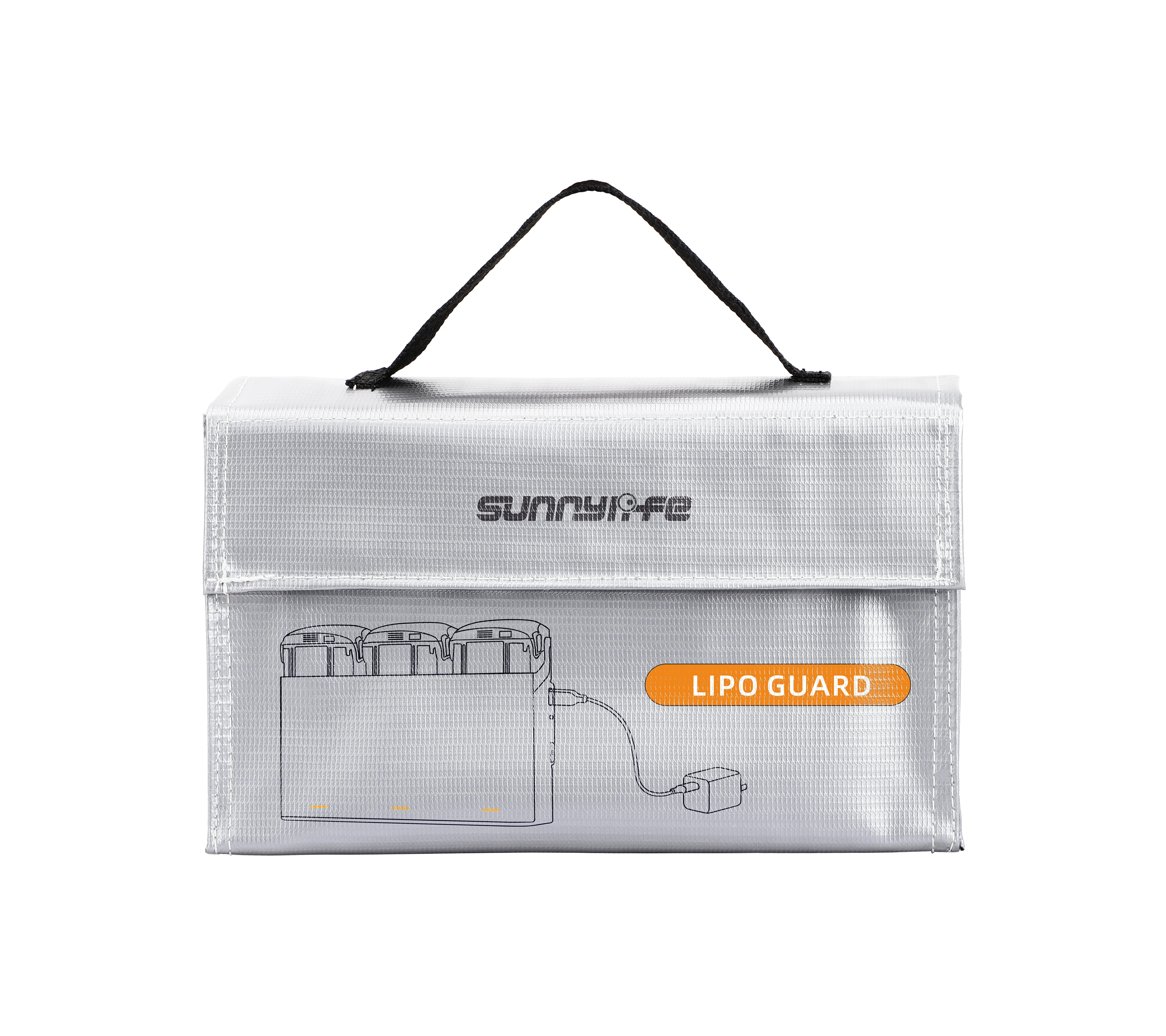 Picture 4: For DJI Mini 4K/AVATA2 Battery Explosion-proof Pouch Battery Manager Lithium Charging Protection Flame Retardant Pouch Bag