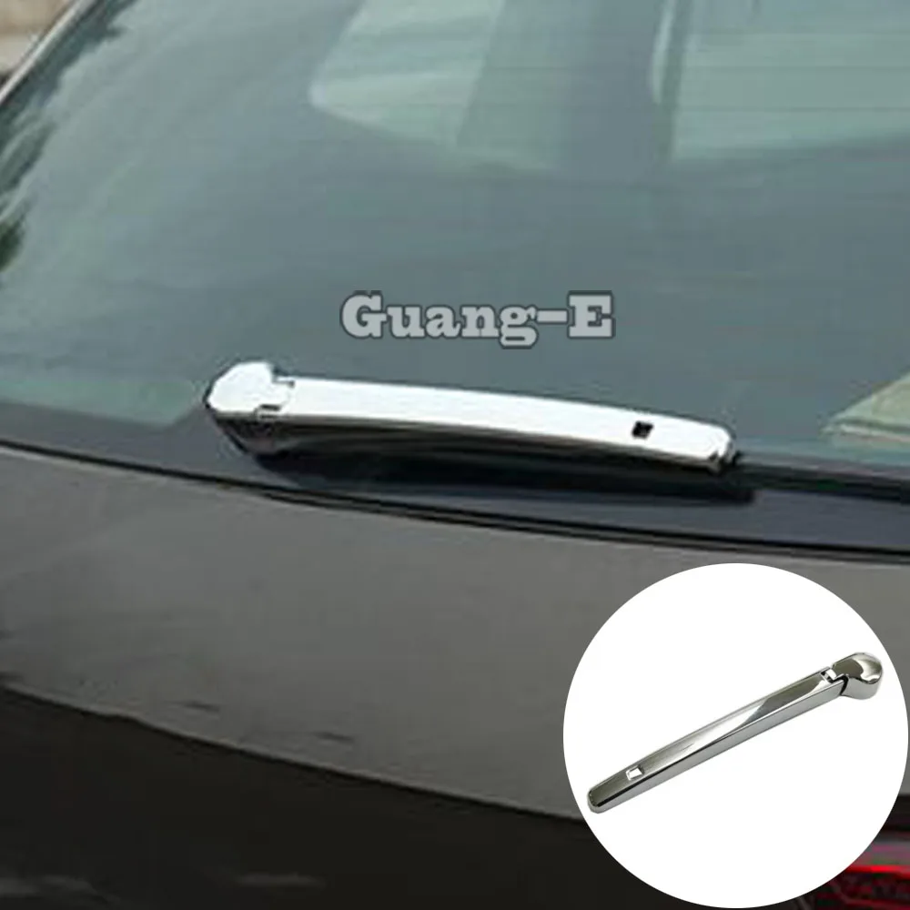 

Car ABS Rear Glass Wiper Nozzle Cover Frame Trim Tail Window Trim Stick Lamp For VW Tiguan L MK2 2016 2017 2018 2019 2020 2021