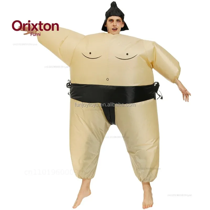 Adult Cosplay Sumo Inflatable Costume Suit Unisex Costume Carnival Masquerade Ball Men and Women