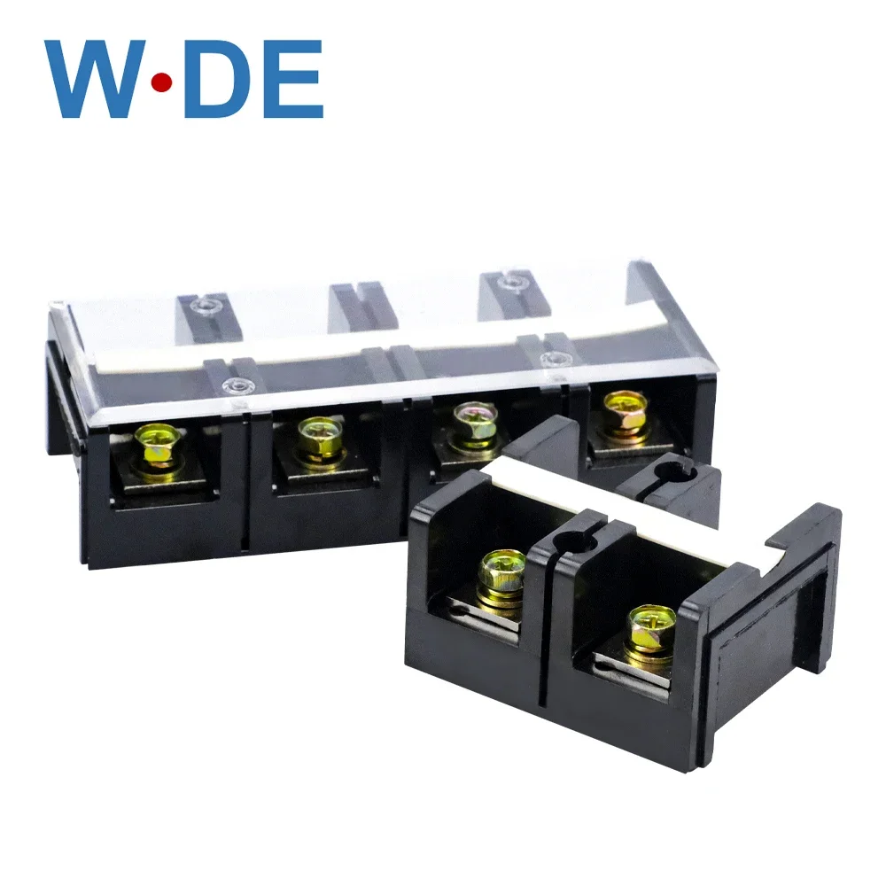 1Piece TC High Current Barrier Screw Terminal Block TC100 Series Wire Connector 600V 100A 1002/3/4/5 Positions Connector