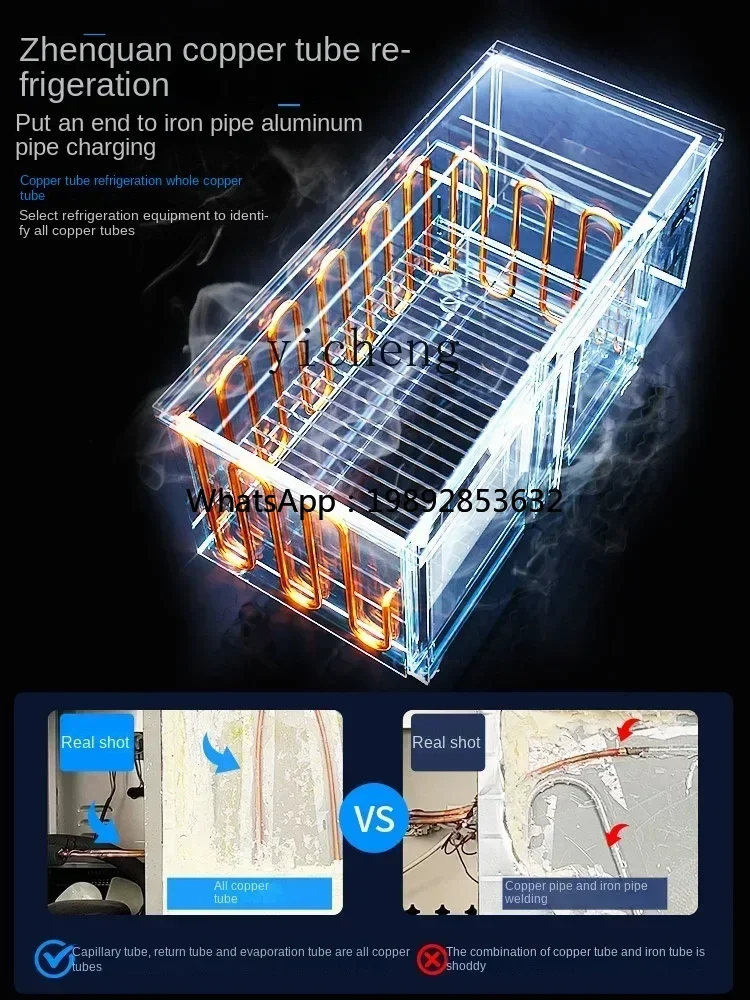 BF Dongbei طاولة تبريد المطبخ الحفاظ على الثلاجة الصناعية المجمدة شقة الفريزر البارد وحدة التحكم الحليب الشاي متجر المياه #4