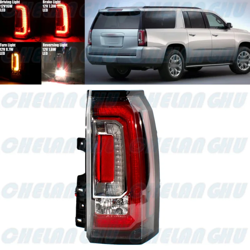 Right Side Rear Tail Lamp Light With Bulbs GM2801268/84536243 For GMC YUKON 2015 2016 2017 2018 2019 2020