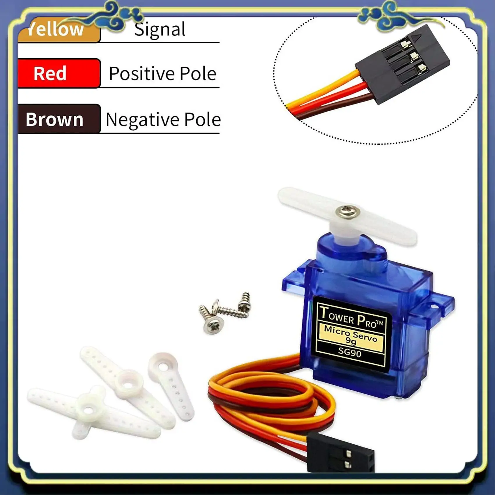 ABTJ-10Pcs SG90 Micro-Servo มอเตอร์ Mini 9G สําหรับ Arduino RC หุ่นยนต์เฮลิคอปเตอร์เครื่องบินเรือควบคุม