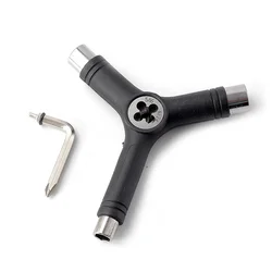 L-type Wrench Y-wrench Accessories Black Orange Longboard Wrench Multi-function Parts Skateboard Tool 2pcs Set