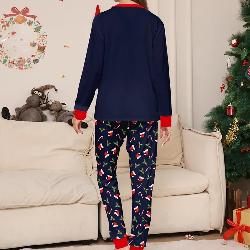 Family Christmas Pajamas Set Clothes Parent-child Matching Pajamas Suit Baby Romper Pjs Soft Sleepwear Xmas New Year Family Look