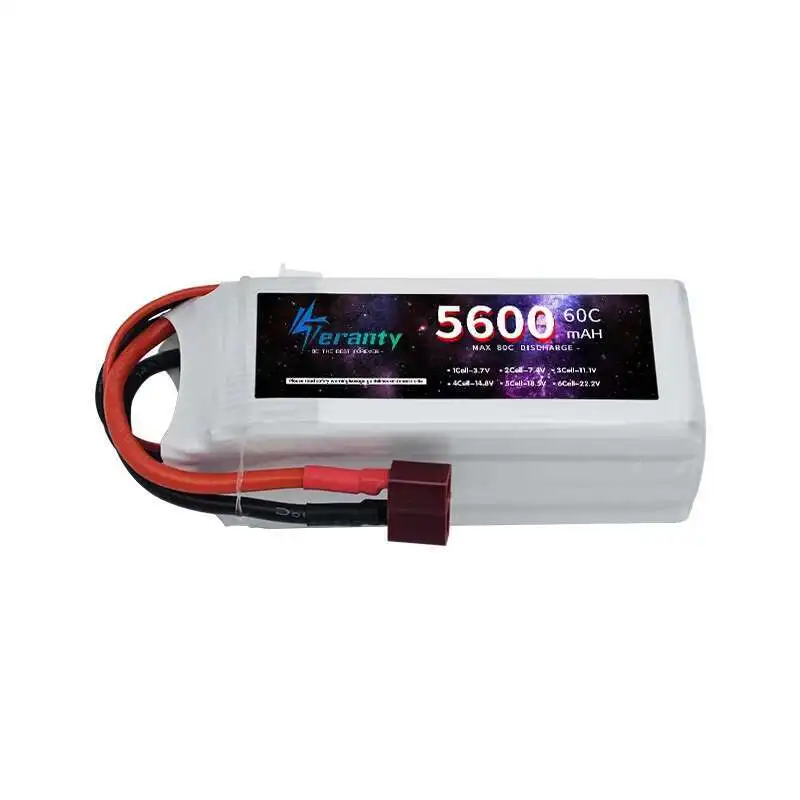TERANTY 5600MAH 60C 2S 3S 4S 6S يبو بطارية ل RC هليكوبتر الطائرات كوادكوبتر سيارات طائرة 7.4 فولت 11.1 فولت 14.8 فولت 22.2 فولت البطارية