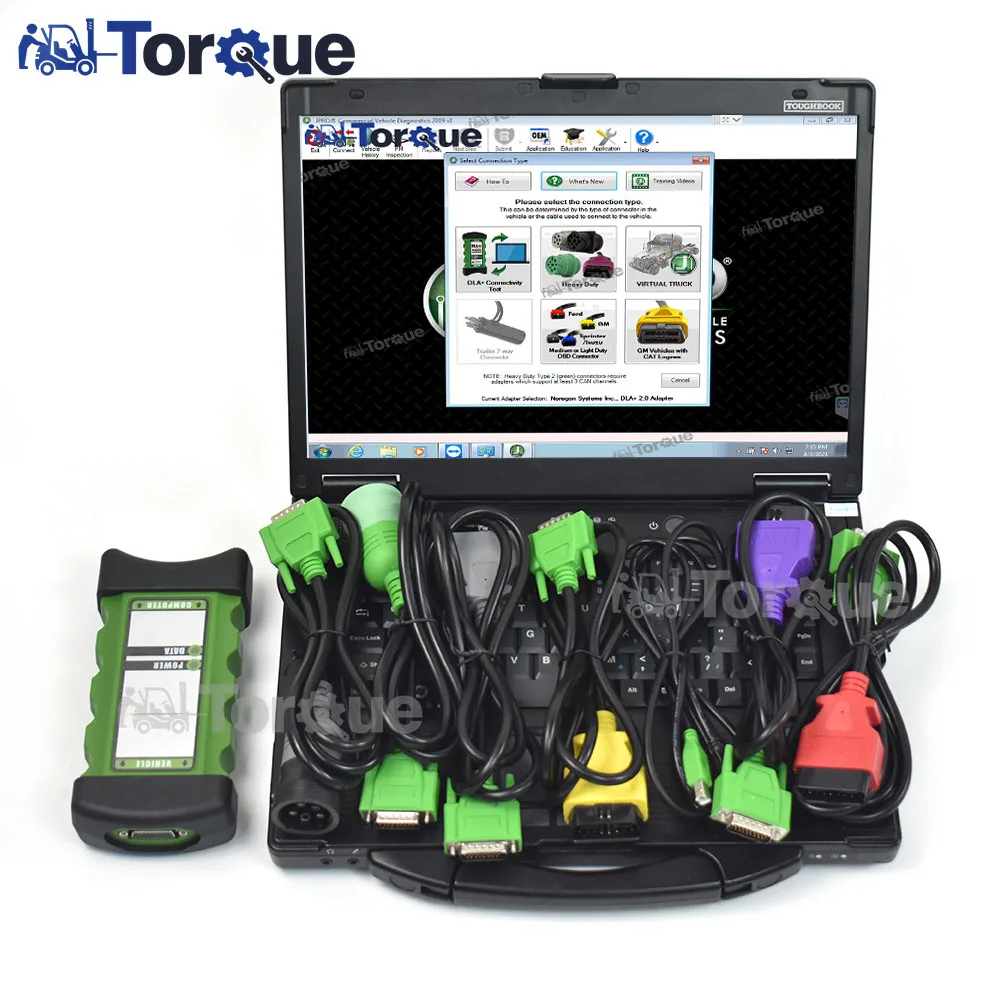 

Professional For Noregon J1309 + 2.0 Adapter Kit for Mack Heavy Truck Diagnostic Tools with CF52 Laptop