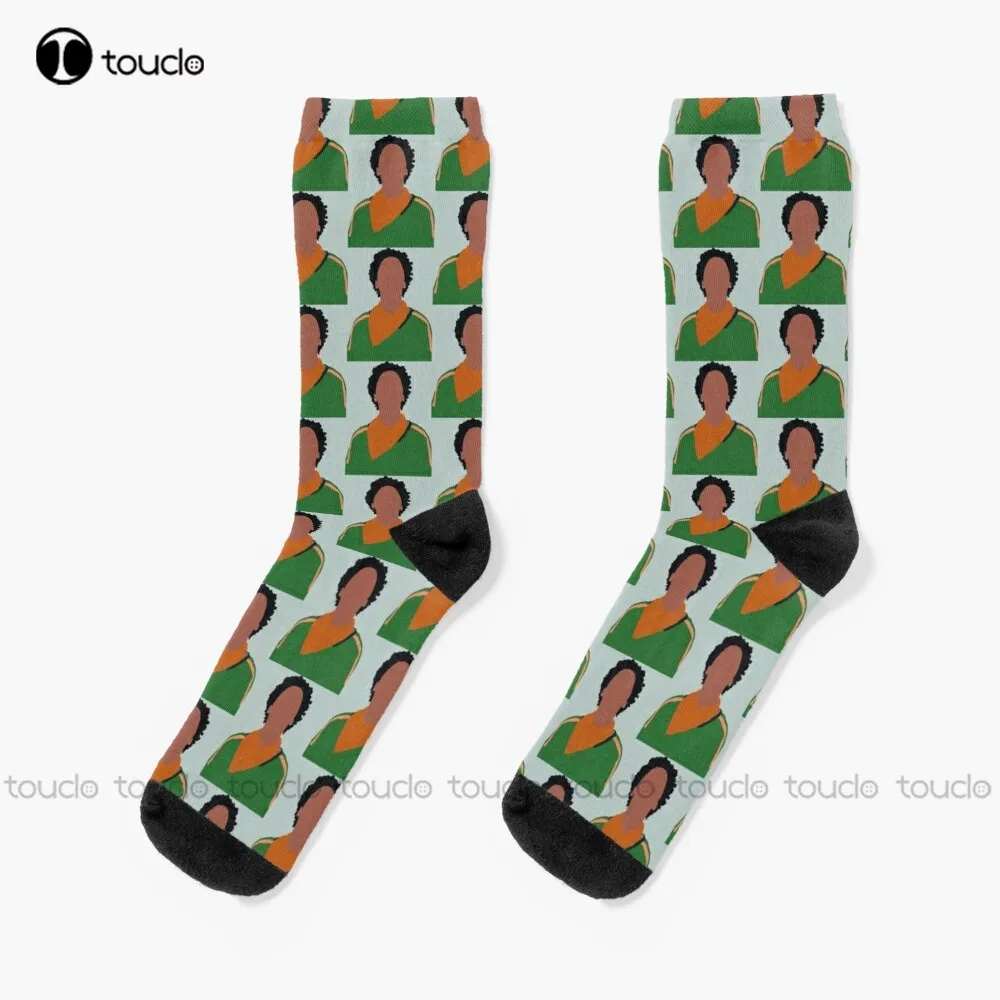 Emerald 'Em' Haywood Socks Hiking Socks Women 360° Digital Print Christmas New Year Gift Creative Funny Socks Halloween New Art