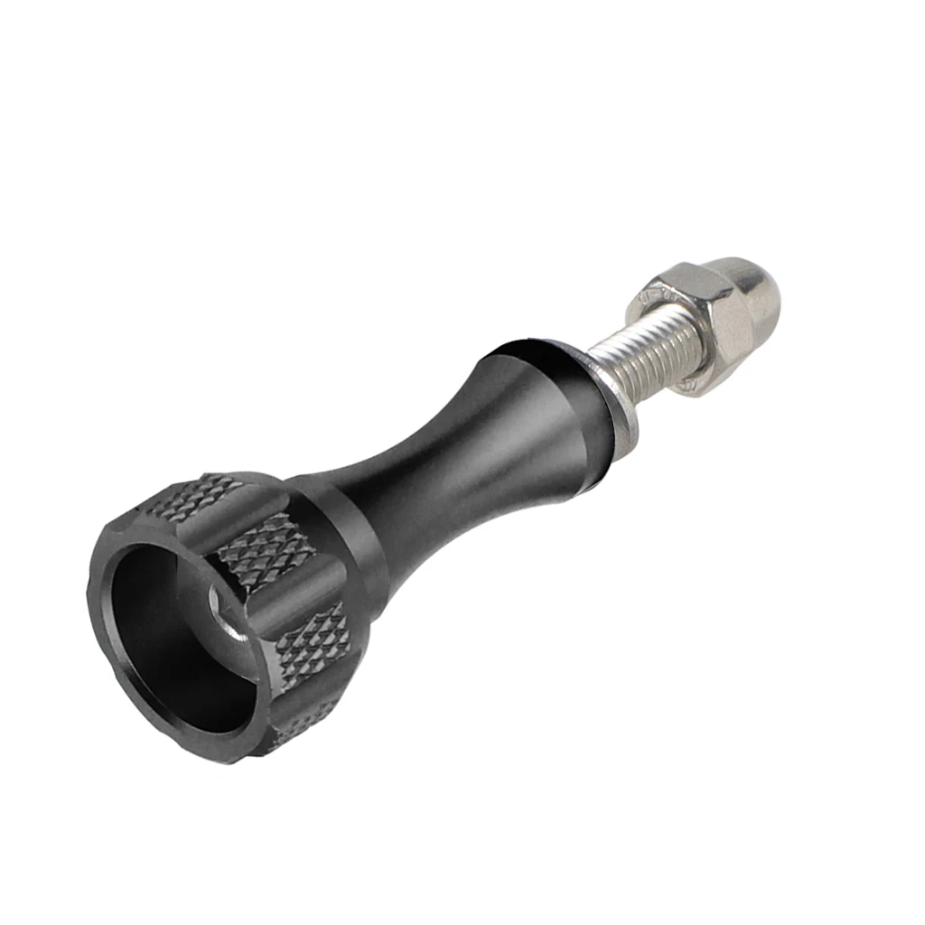 10 Stück Aluminium-Daumenknopf-Schrauben für GoPro-Zubehör, Einbeinstativ, Haltegriff, Stick-Montage, M5, kurze lange Stativ-Adapterschraube – Detail 16