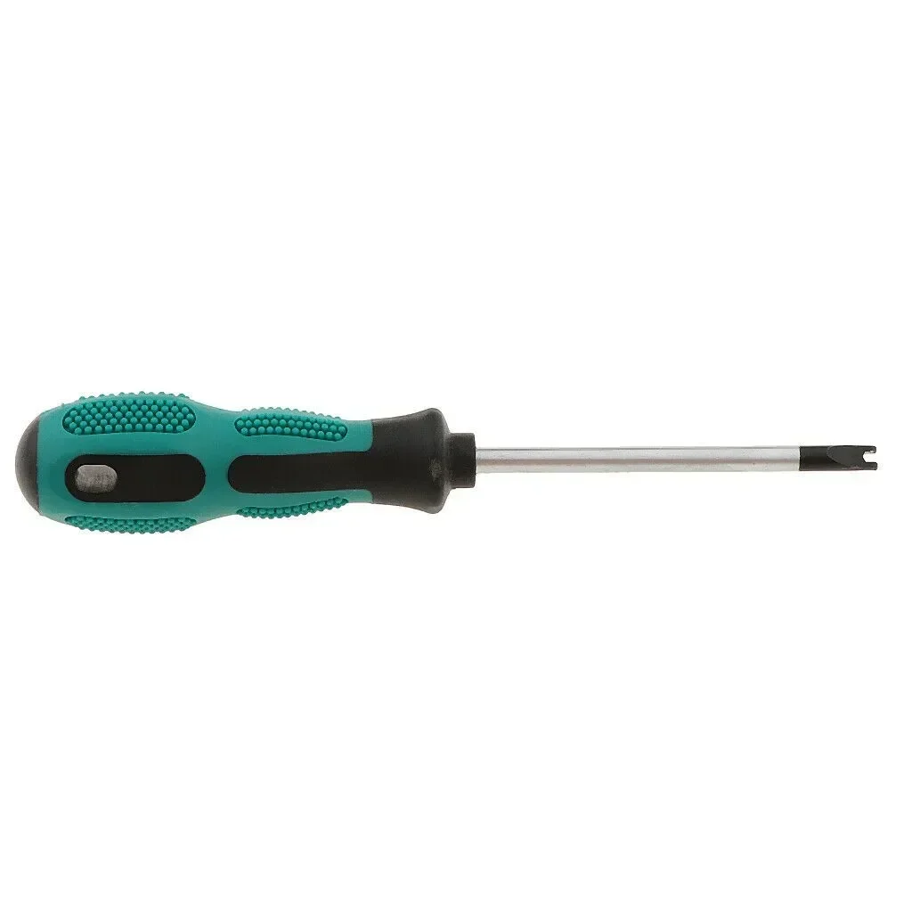 Heavy Duty Alloy Screwdriver With U Shaped Fork Type Spanner Head Magnetic Tip And PP Handle For Comfortable Grip