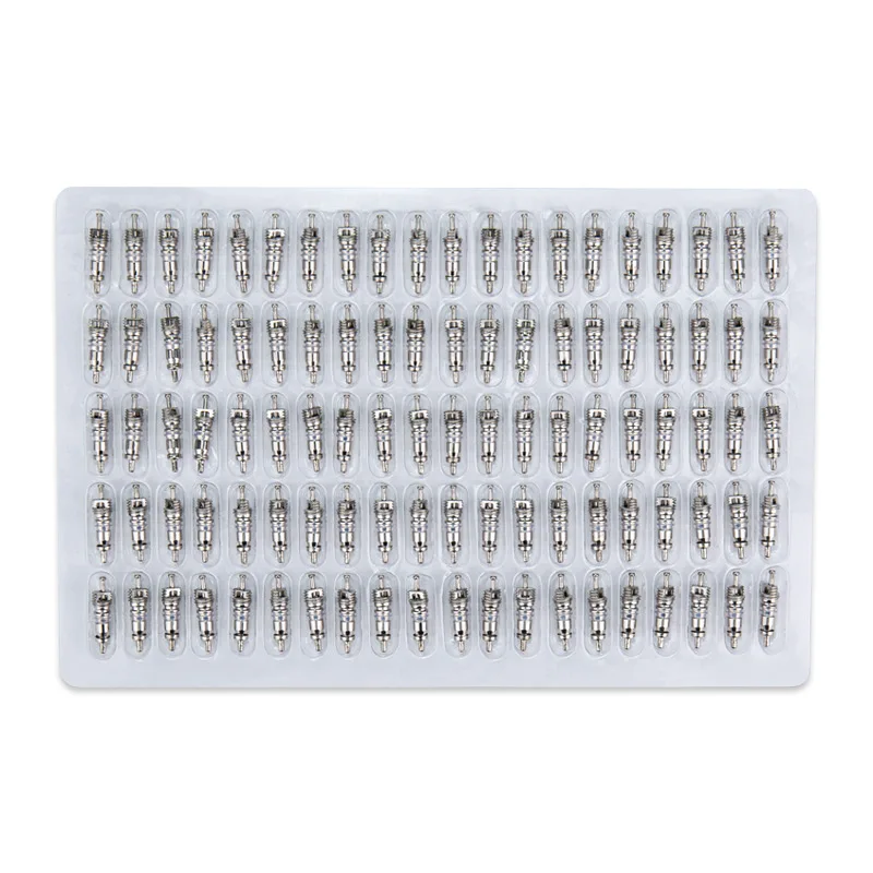 100pcs Schrader Valve Core for Auto A/C Air Conditioning / Bike Bicycle Tire / HVAC Replacement Auto parts A/C accesrories