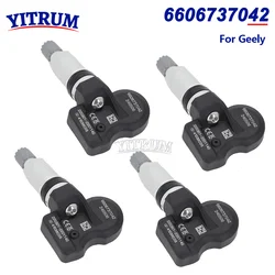 6606737042 TPMS Tire Pressure Sensor For Geely VF11 2019 2020 2021 2022 2023 Geely VX11 2020 2021 2022 2023 433MHz 1/4PCS