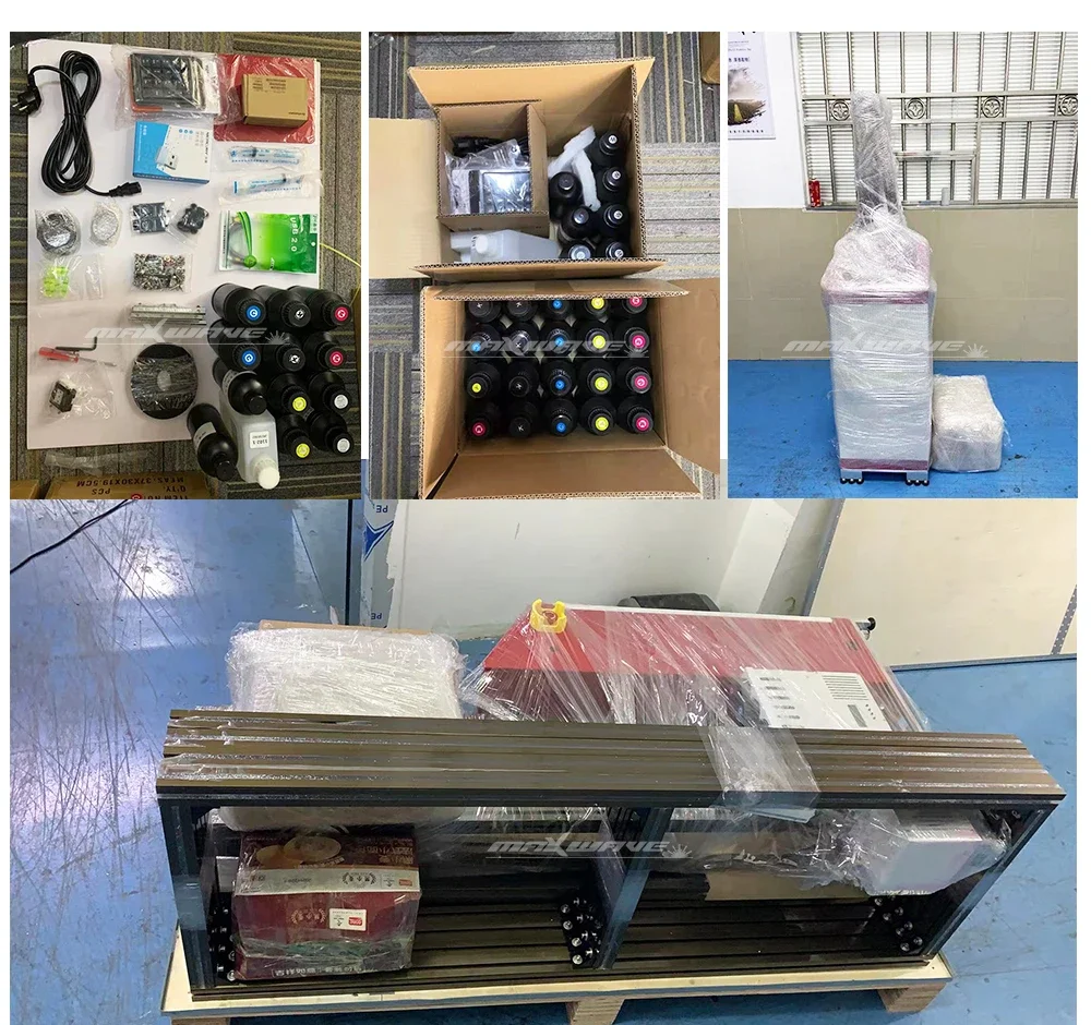 Maxwave حار بيع عالية الجودة الأشعة فوق البنفسجية الحبر 5 ألوان آلة طباعة الحائط ديكور المنزل الإعلان طابعة الحائط العمودية