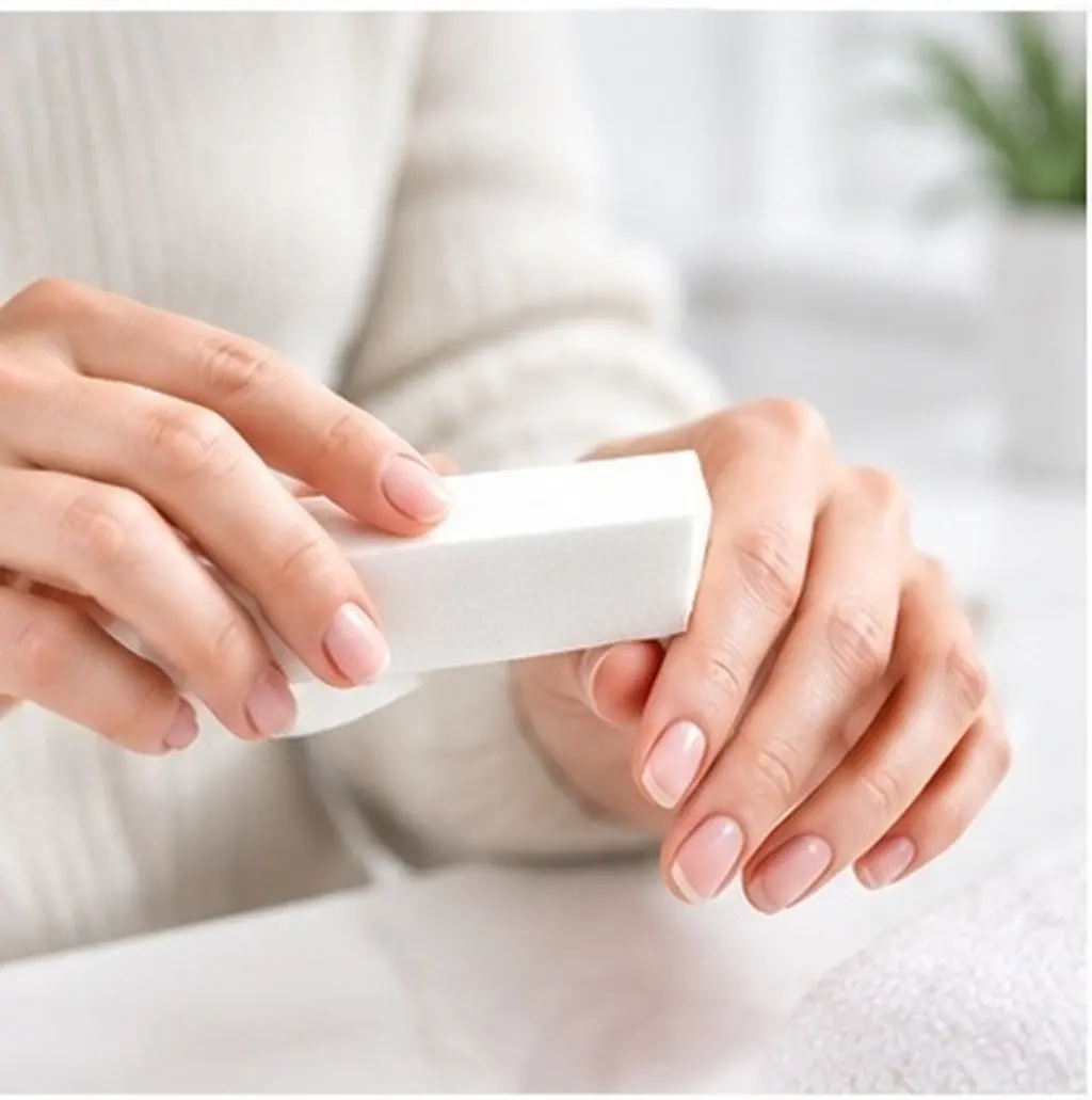 20Pcs Nail Sponge Grinding Buffer Blocks Fine Sanding Nail Files Manicure Polishing Tool for Acrylic False Tips Home Salon Use