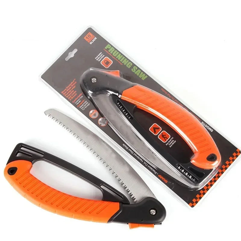 

Новая маленькая уличная пила, ручная складная пила, фермерские инструменты, трехсторонняя шлифовальная ручная пила для фруктов