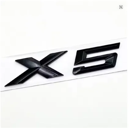 For BMW X 5 E70 ‎E53 ‎F15 X5 Letter Trunk Emblem Rear Badge Decal Sticker Black Brand New And High Quality view 5