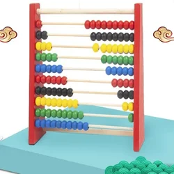 Wooden Mathematics Toy Children's Educational Toys for 3-6 Year Olds Hand-eye Coordination for Kids Mathematics Wooden Abacus