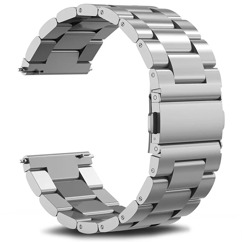Pulseira de aço inoxidável para relógio Huawei, pulseira para Samsung Galaxy Watch 4, 6 Classic, GT 2 Strap, 40mm, 44mm, 43mm, 47mm, 45mm, 22mm