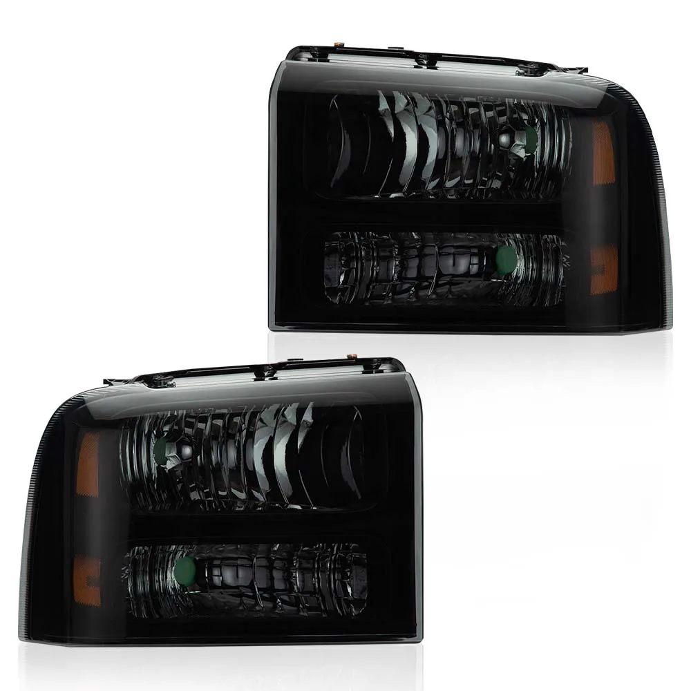 

Headlight Assembly Replacement for 2005-2007 Ford F250 F350 F450 F550 Super Duty/2005 Excursion Chrome