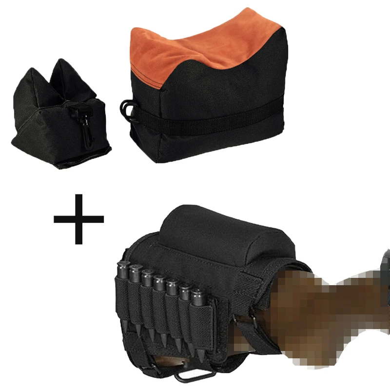 Tactical Support Sandbags Outdoor Long Gun Rack Rest Bag Hunting Unfilled Sandbags Before and After Shooting